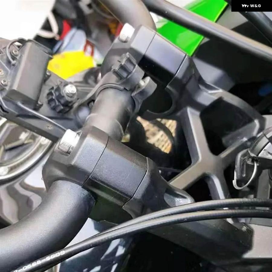 並行輸入品カワサキ VERSYS 1000 2015-2021 バイク ハンドルバー ライザー ハンドルバー クランプ 高さ調整可能 延長 高さ調整 マウント ブロック_5