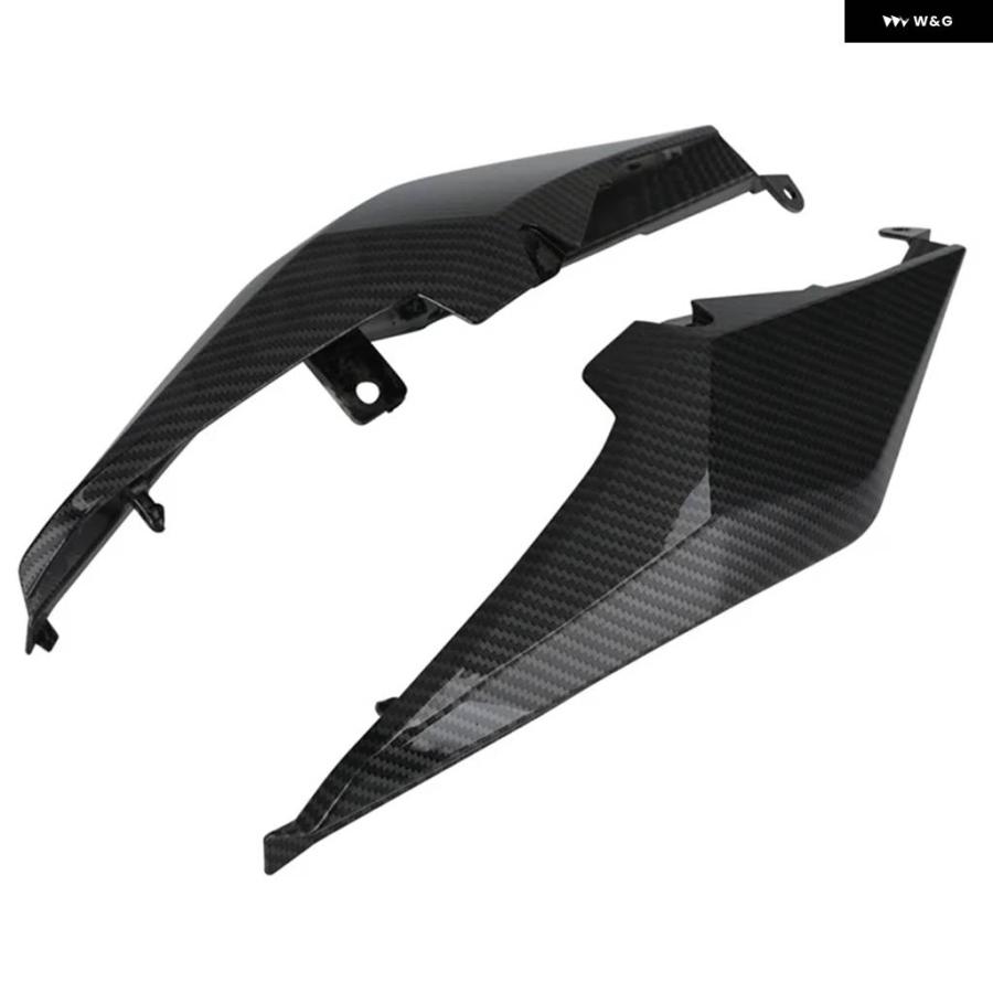 並行輸入品2PCS リアテールカバー パネル オートバイ テール カーボンパターン プラスチック ホンダ GROM MSX125 2016-20_2