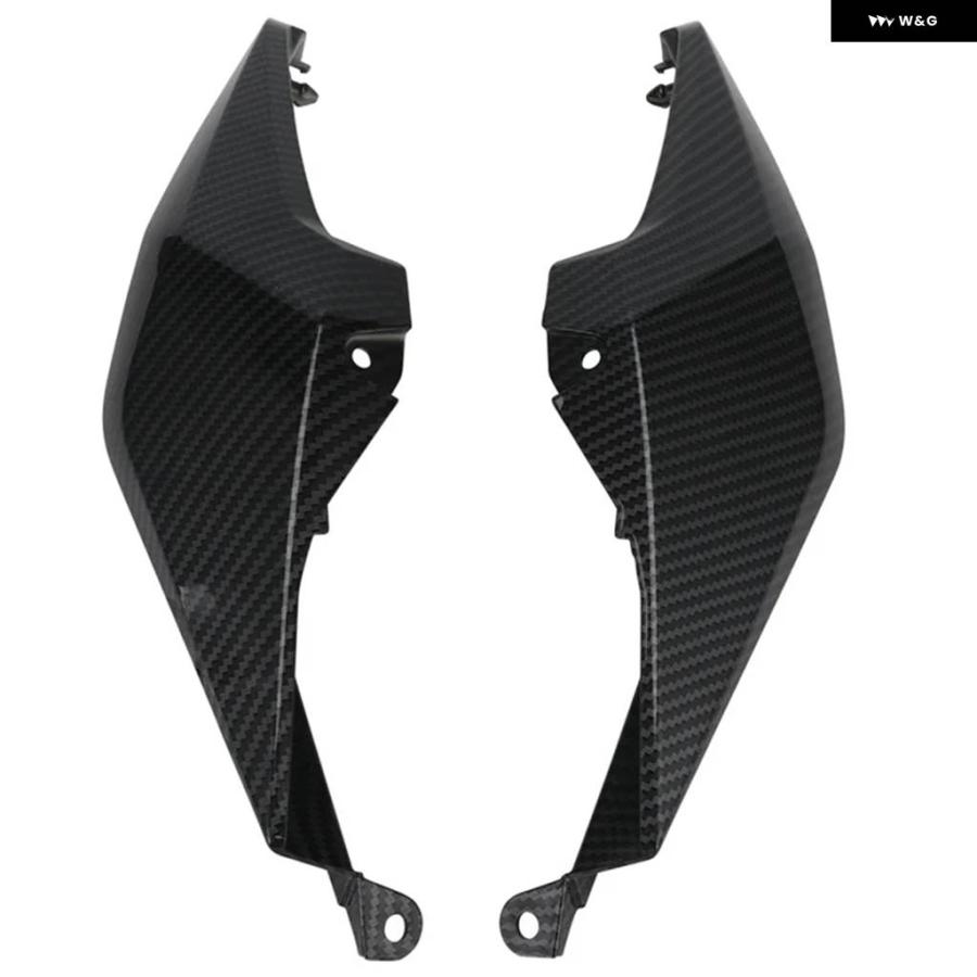 並行輸入品2PCS リアテールカバー パネル オートバイ テール カーボンパターン プラスチック ホンダ GROM MSX125 2016-20_3