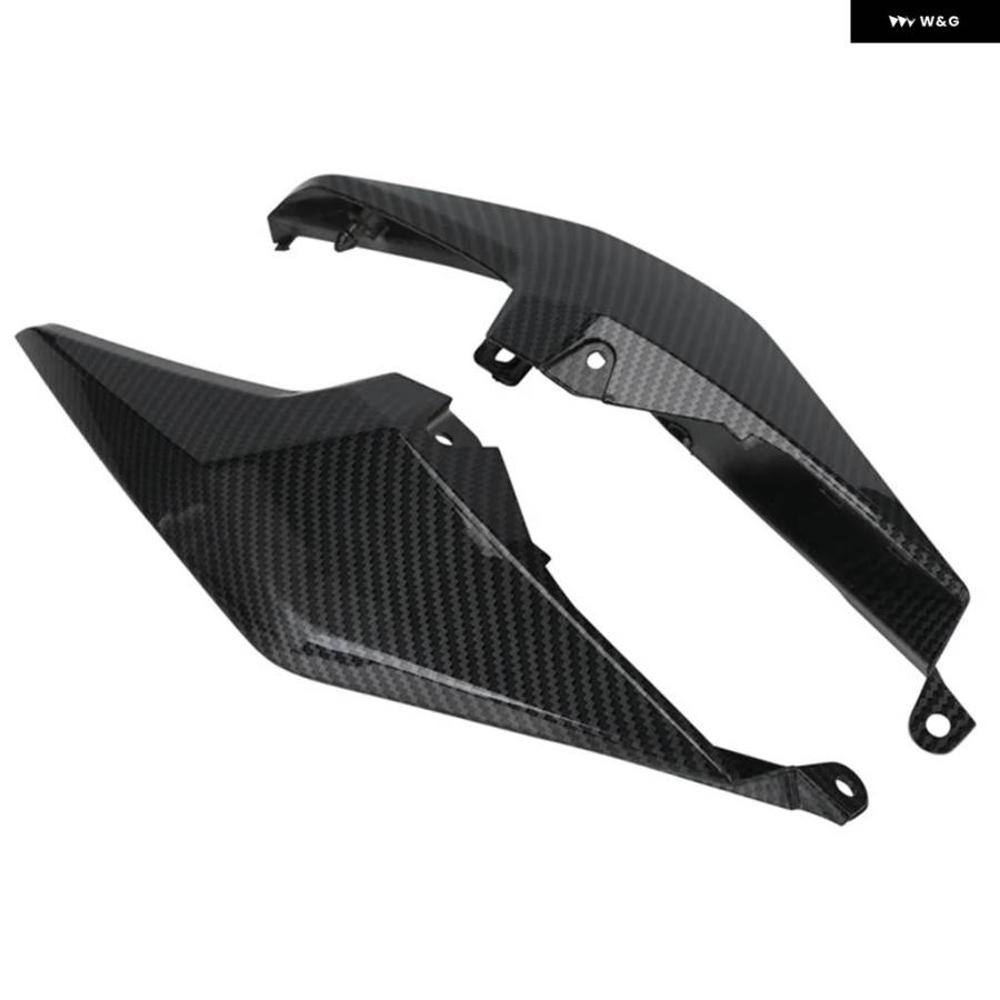 並行輸入品2PCS リアテールカバー パネル オートバイ テール カーボンパターン プラスチック ホンダ GROM MSX125 2016-20_5
