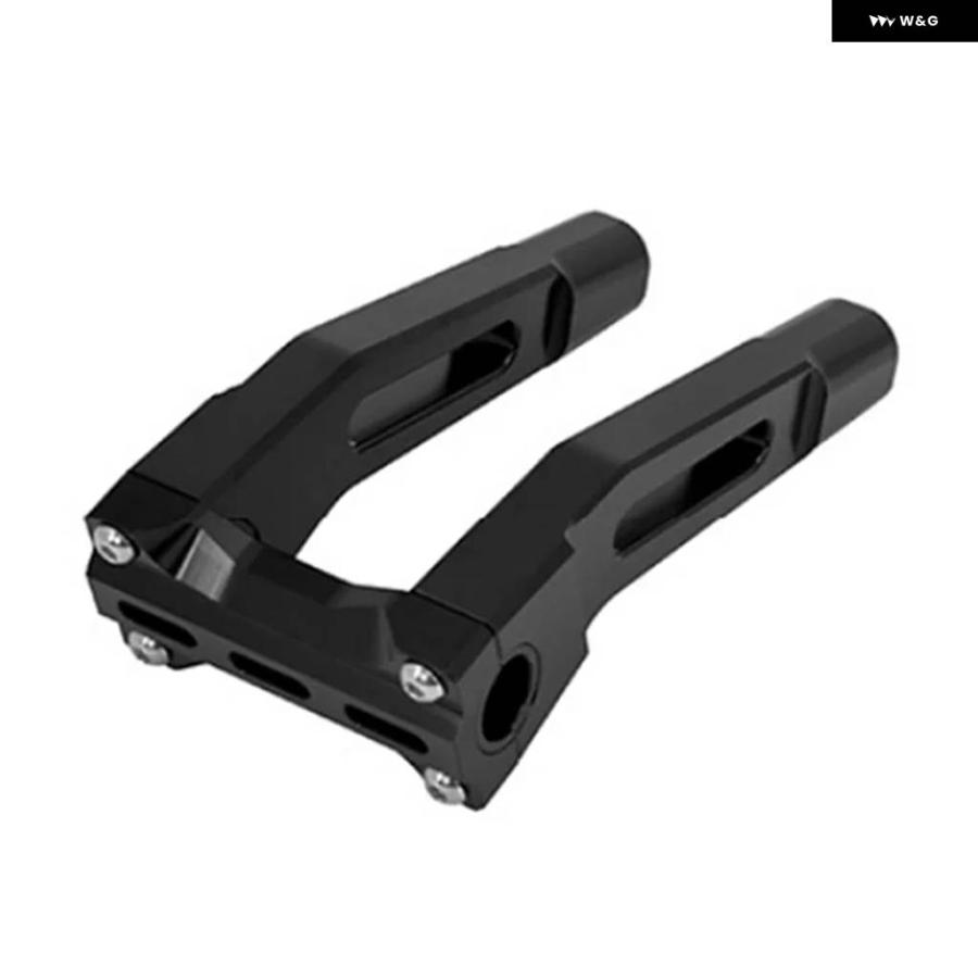 並行輸入品10インチ ハンドルバー ライザー クランプ オートバイ ハンドルバー ライザー ソフテイル VRSC スポーツスター XL ダイナ_2