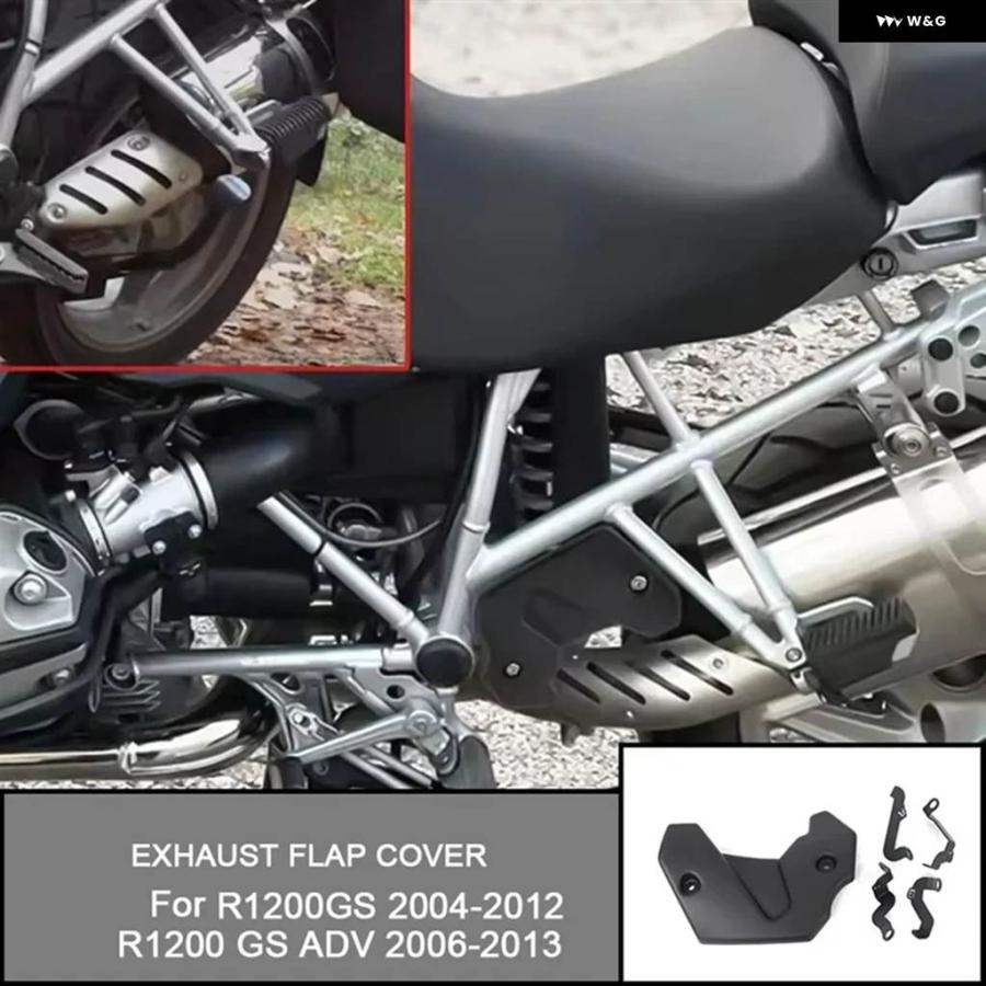 並行輸入品バイク 排気 フラップ カバー BMW R1200GS 2004-2012 R1200GS ADV 2006-2013 バイク アクセサリーの画像