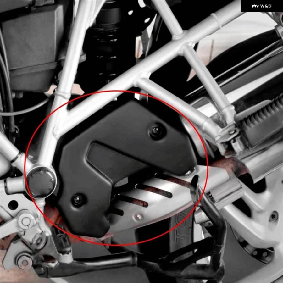 並行輸入品バイク 排気 フラップ カバー BMW R1200GS 2004-2012 R1200GS ADV 2006-2013 バイク アクセサリーの画像