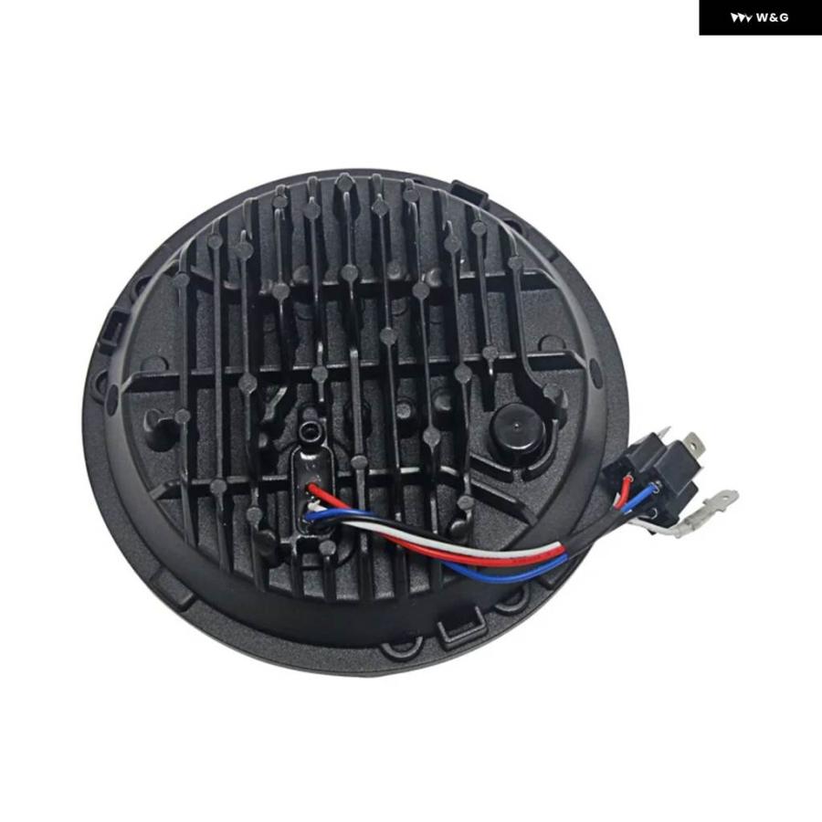 並行輸入品 7インチ アダプティブ ラウンド オートバイ LED プロジェクター ヘッドライト ハイロービーム ハーレー BMW R NINET R9T 防水 LED_4