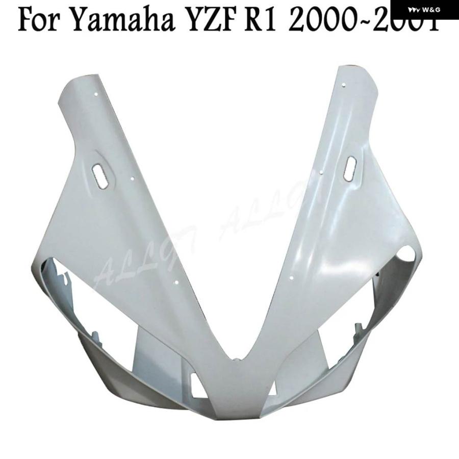 並行輸入品 オートバイ 未塗装 アッパーフロントカウル ノーズ フェアリング ヤマハ YZF-R1 1998-2005 2006 2007 - 10 2011-14_11