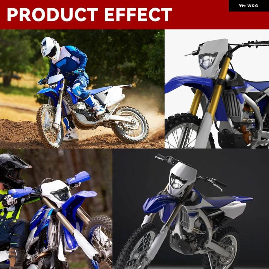 並行輸入品 E24 LED ヘッドライト ヤマハ WR450F WR250F 2014-2024 エンデューロ ダート バイク オートバイ ヘッドライト アセンブリ ハイロービーム WRの画像