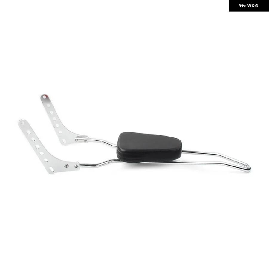 並行輸入品 クローム バイク リア シーシーバー バックレスト パッド 付き 2018 2019 2020 ハーレー ダビッドソン ソフテイル FLDE FLHC FLSL FXBBの画像