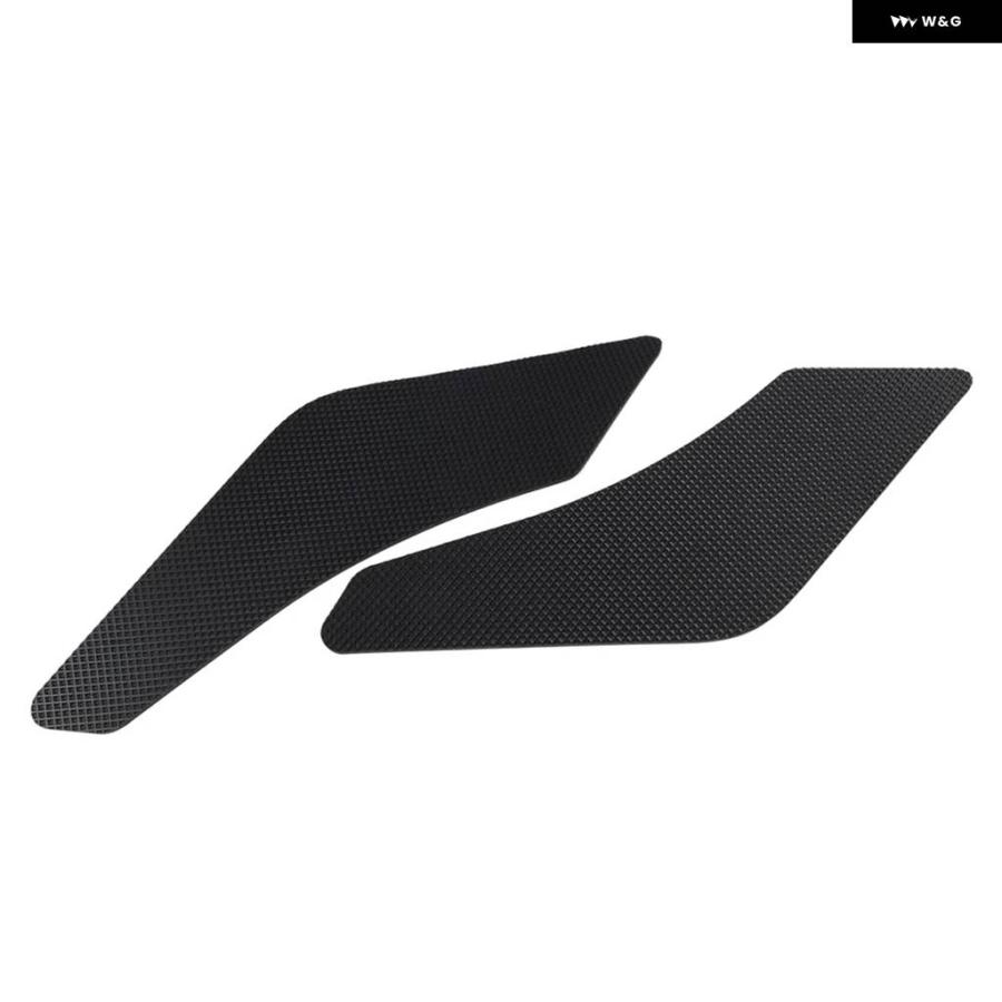 並行輸入品 バイク タンク トラクション スリップ プロテクター サイド パッド ガス燃料 ニー グリップ ステッカー デカール 2個 ベネリ 502S 汎用 ラバ_3
