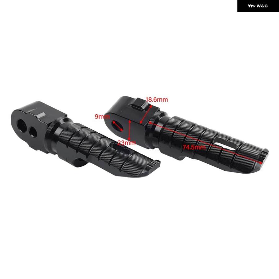並行輸入品 バイク リア フットレスト 助手席側 フットペグ アルミ製 プジョー スピード ファイト 4 50 125 150 全年式 1組_6