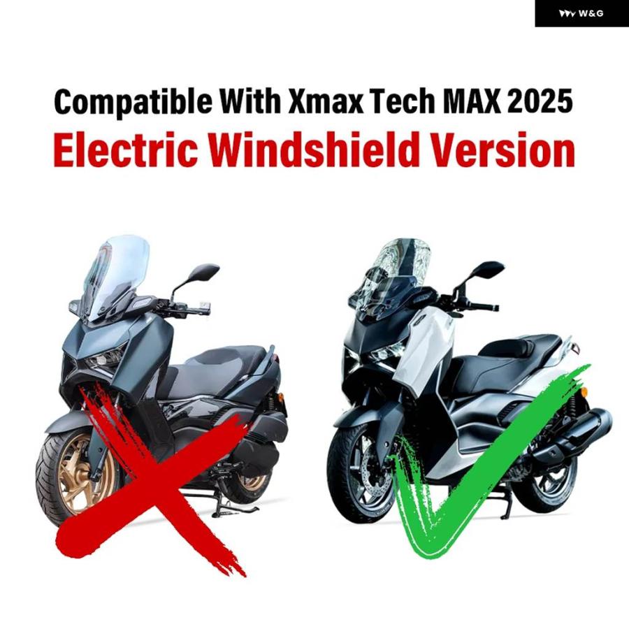 並行輸入品 ヤマハ XMAX300 TECH MAX+ フロント ウィンドシールド スポーツスクリーン アクセサリー デフレクター ウィンドスクリーン フェアリング_3