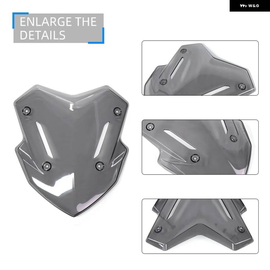 並行輸入品 ヤマハ XMAX300 TECH MAX+ フロント ウィンドシールド スポーツスクリーン アクセサリー デフレクター ウィンドスクリーン フェアリング_6