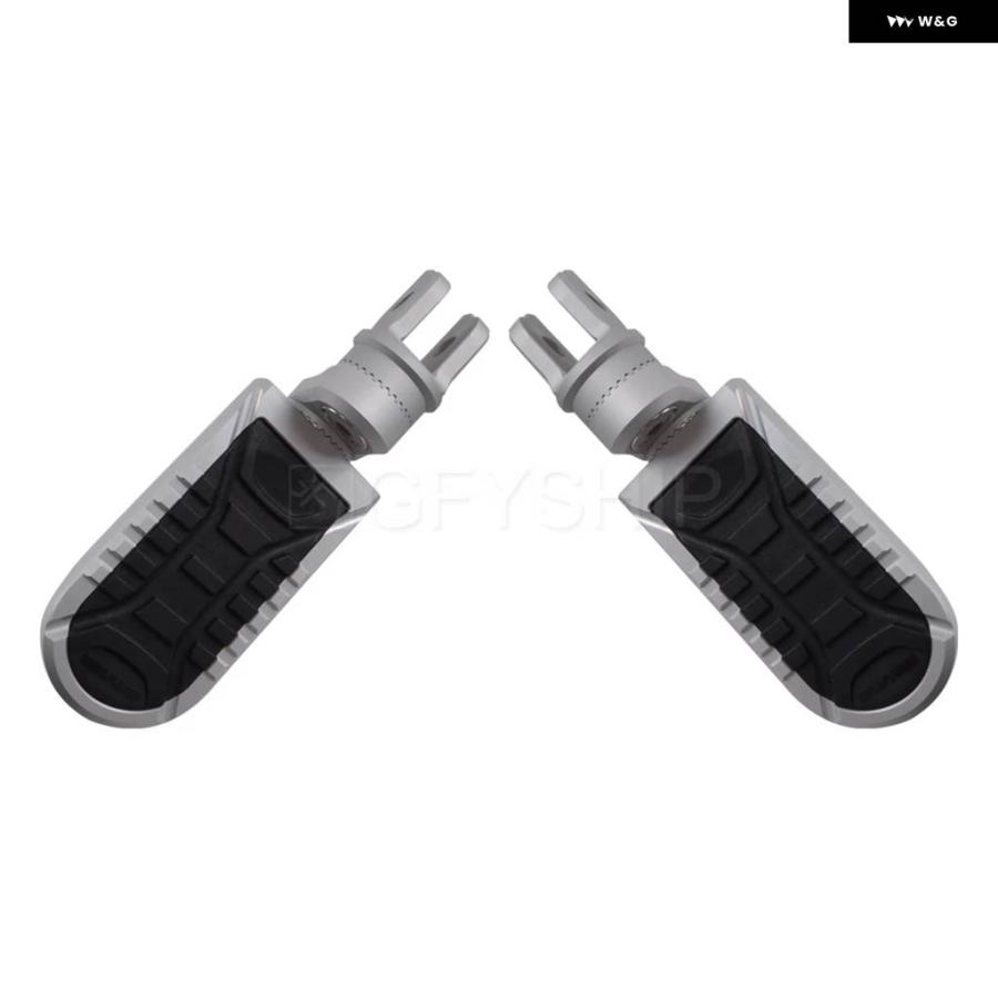 並行輸入品 BMW F800R 2009〜2019 F800S F800ST F800GT K1200S F800 R / S バイク フットレスト 360度回転式 ライダー フットペグ レスト フロント | ブランド登録なし