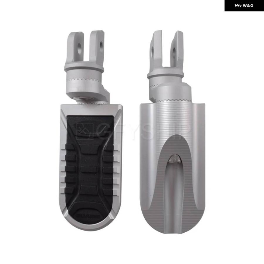 並行輸入品 BMW F800R 2009〜2019 F800S F800ST F800GT K1200S F800 R / S バイク フットレスト 360度回転式 ライダー フットペグ レスト フロント | ブランド登録なし | 06