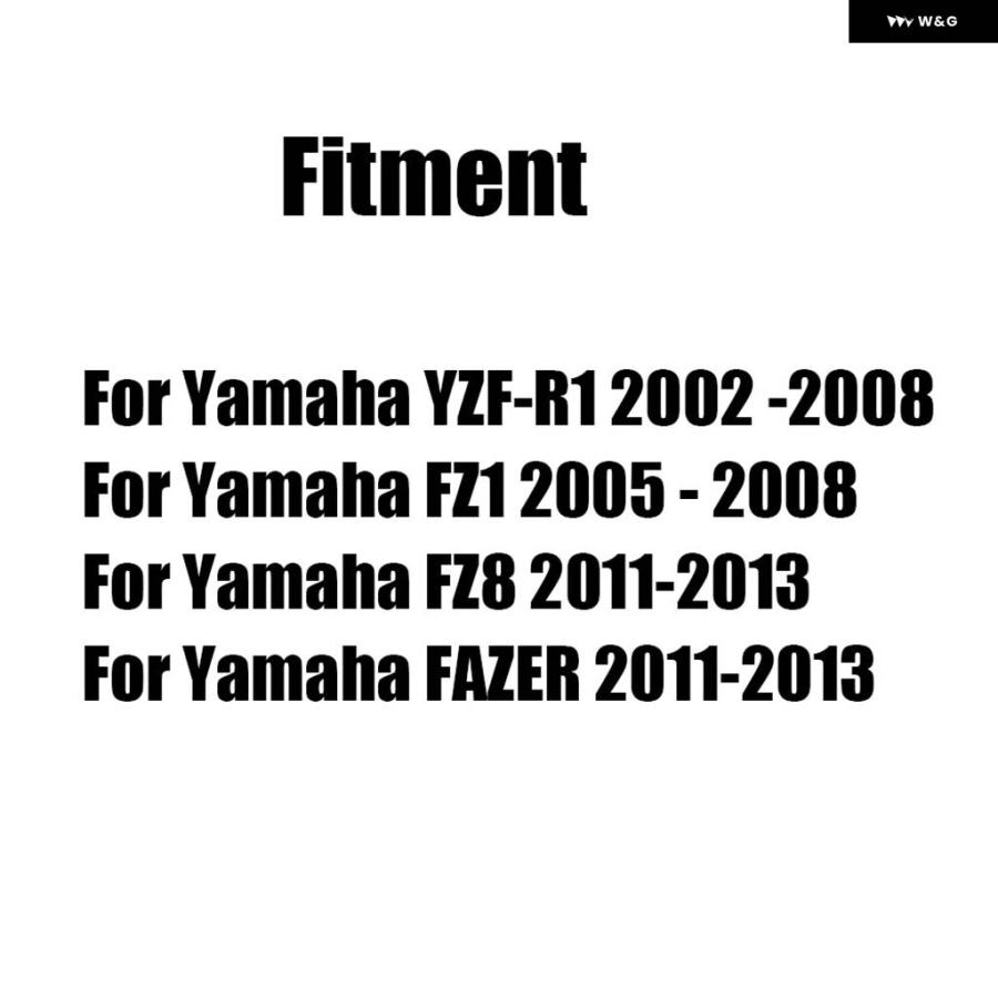 並行輸入品 ヤマハ YZF-R1 2002 -2008 YZF-R6 2005 FZ1 2005-2008 FZ8 FAZER 2011-2013 フロントフェンダー スプラッシュガード | ブランド登録なし | 01
