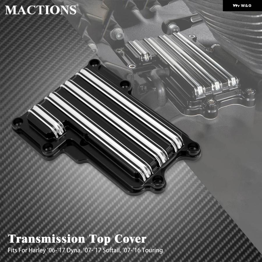 並行輸入品 オートバイ トランス ミッション カバー トップカバー CNC ハーレー ツーリング ロードグライド FLTR FLHT FLTRX ソフテイル ブレイクアウト_3
