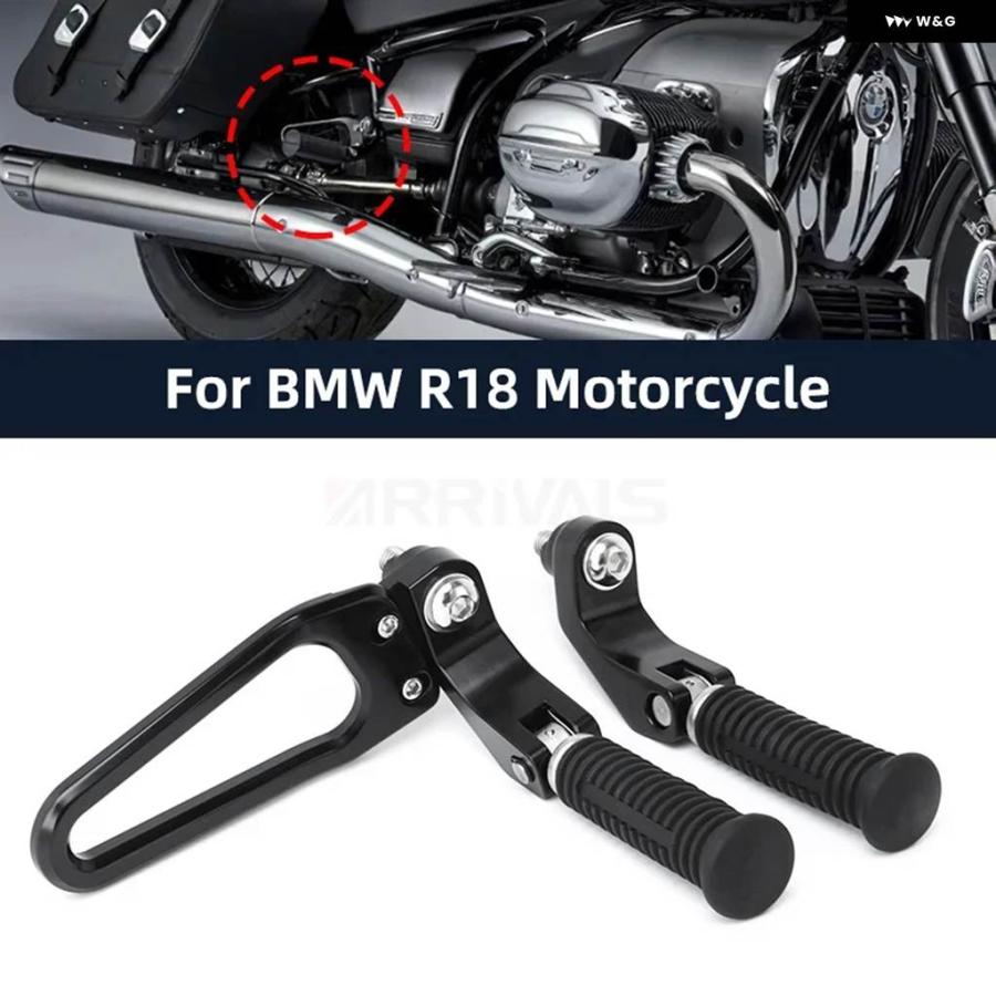 ブランド登録なし - 並行輸入品 1有りの実 CNC軽銀 自動二輪車 一部分 ペグペダル リアパッセンジャー フットレスト フットペグ BMW R18 2020今後