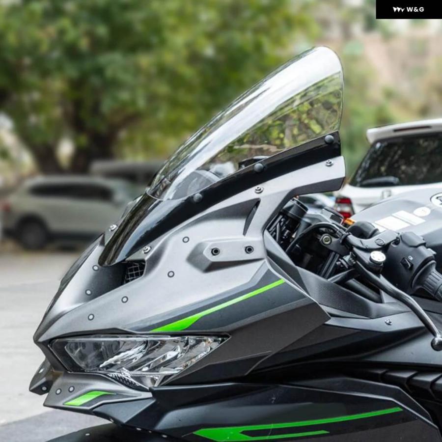 並行輸入品 ZX25R ZX4R ZX4RR ウィンドスクリーン ウィンドシールド バイザー デフレクター カワサキ ZX-25R ZX 25R 2020-2023 ZX-4R ZX-4RR ZX 4R | ブランド登録なし | 12