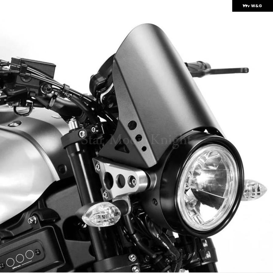 XSR900 アルミウィンドシールド 2015〜2020 並行輸入品 ヤマハ XSR 900 XSR900 2015 - 2018-20 オートバイ 風防