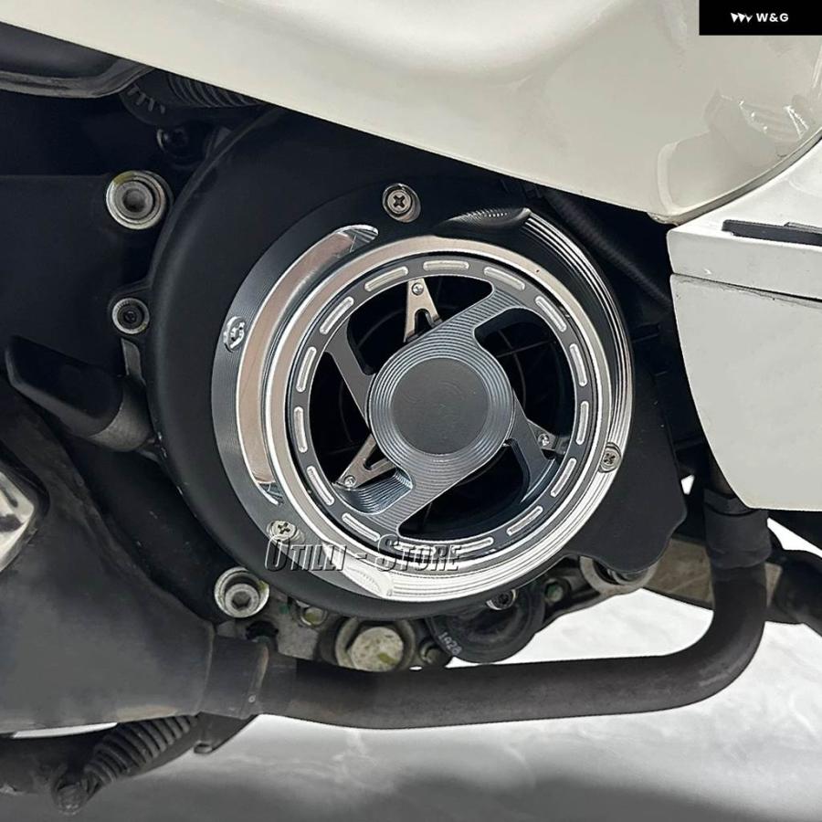 並行輸入品 バイク アクセサリー エンジン カバー ファンカバー プロテクター ラジエーター ガード VESPA SPRINT150 SPRINT PRIMAVERA 150 125_8