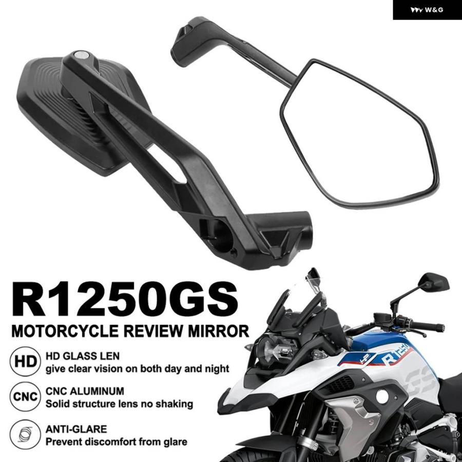 並行輸入品 バイク サイドミラー アルミ製バックミラー BMW F800R R1200GS LC ADV R1250GS R1300GS ADVENTURE_6
