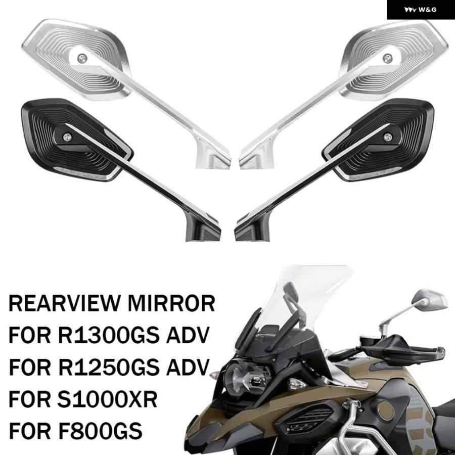 並行輸入品 バイク サイドミラー アルミ製バックミラー BMW F800R R1200GS LC ADV R1250GS R1300GS ADVENTURE_7
