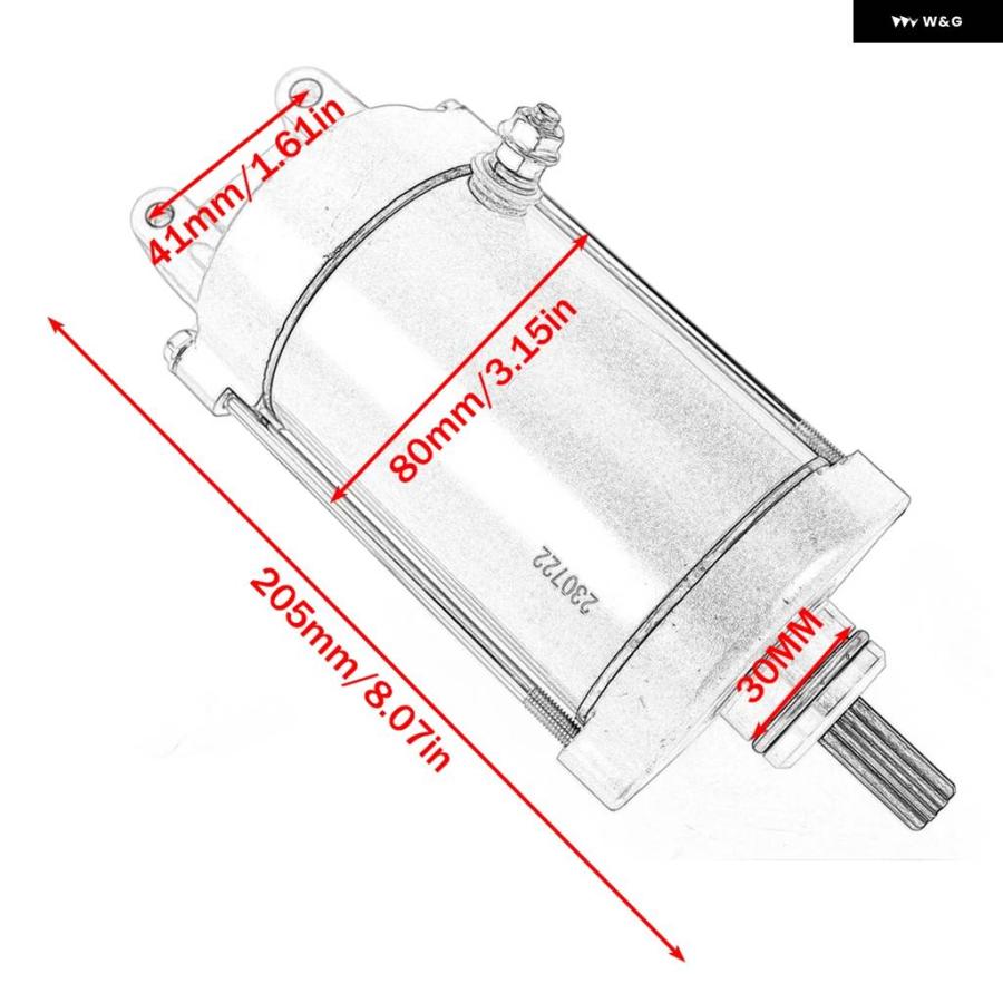 並行輸入品 スターターモーター ホンダ VTX 1800 VTX1800 C R R1 R2 R3 S S1 S2 S3 F1 F2 F3 N1 N2 N3 T1 T2 T3 / 31200-MCH-000 31200-MCH-831_5