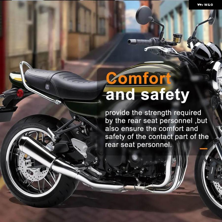 並行輸入品 リアハンドルグラブバーハンド グリップ レールテールラゲッジラック カワサキ Z900RS ABS SEカフェ2018-22 -の画像