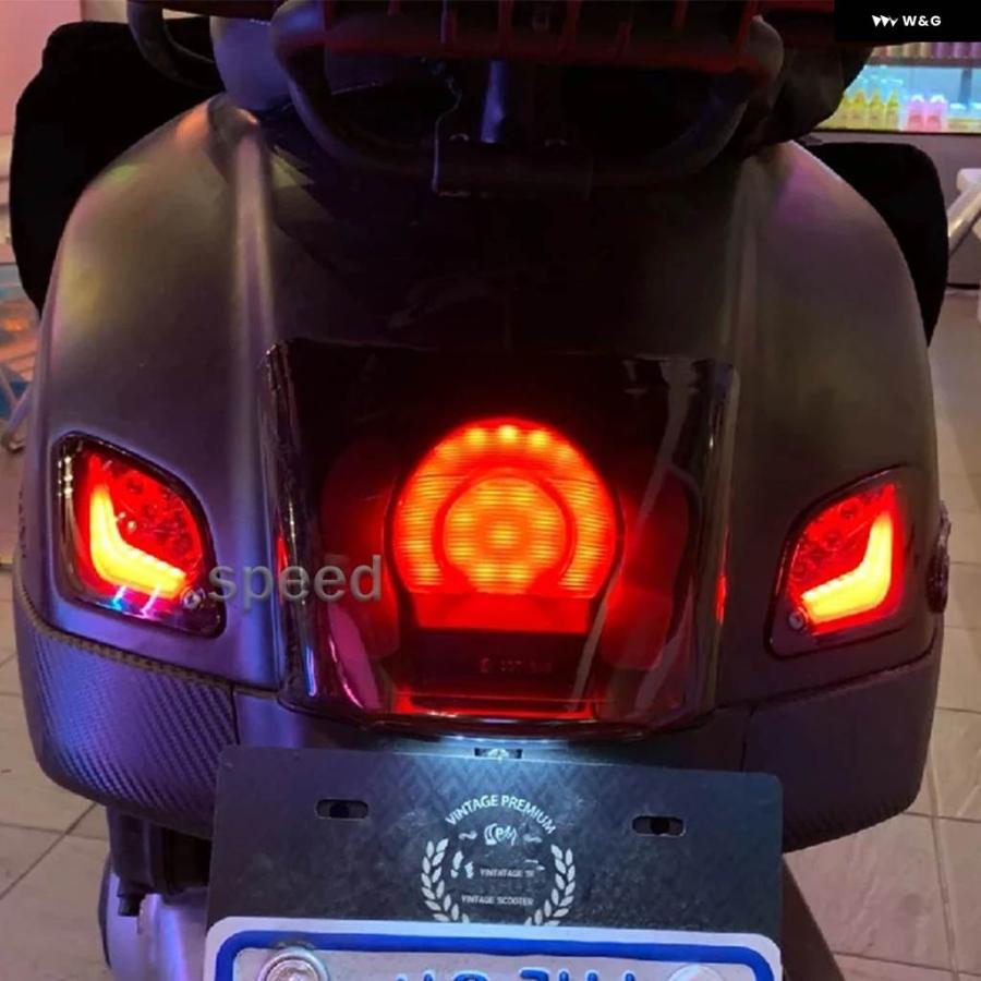 並行輸入品 LEDフロントウィンカーライト ベスパ /GTS 125 GTS300 GTS250 GTS150 GTV250 GTV300_6