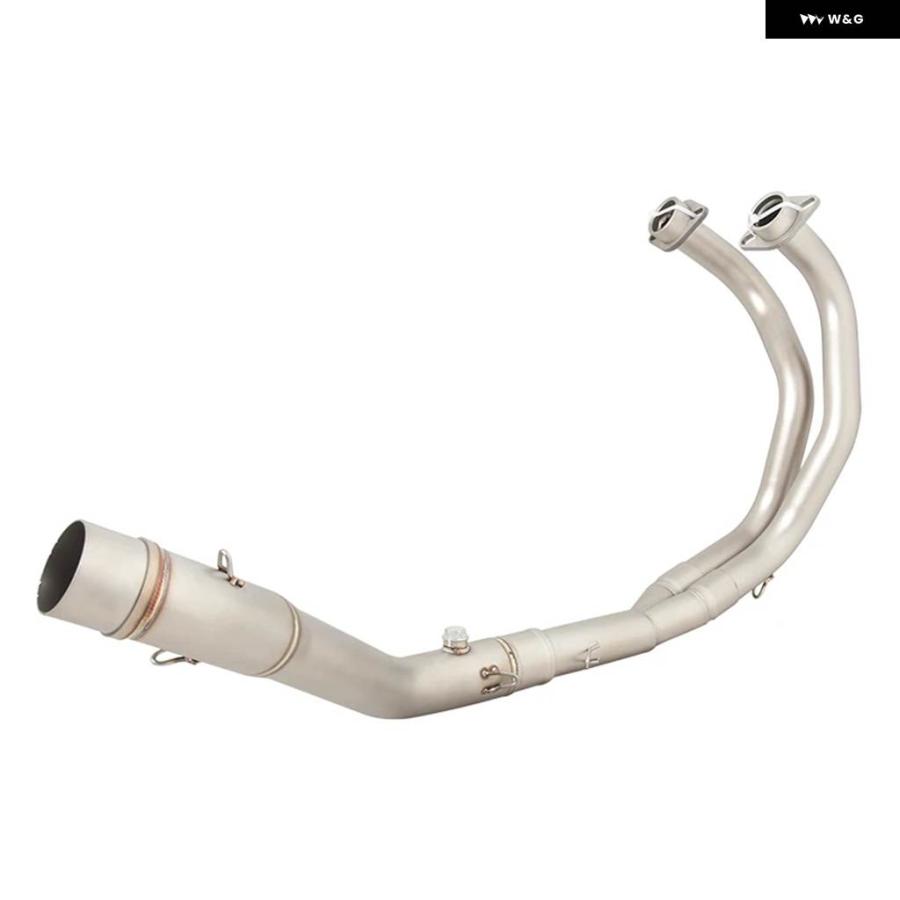 並行輸入品ヤマハ R3 2015-2025 R25 2014-2025 MT03 25 2016-2025 スリップオン排気 システム オートバイ 51MM ヘッダーリンク パイプ ステンレス_1