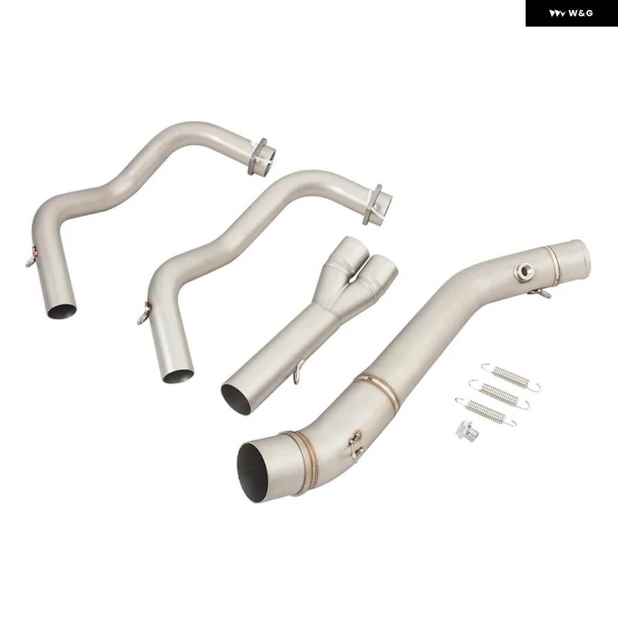 並行輸入品ヤマハ R3 2015-2025 R25 2014-2025 MT03 25 2016-2025 スリップオン排気 システム オートバイ 51MM ヘッダーリンク パイプ ステンレス_2