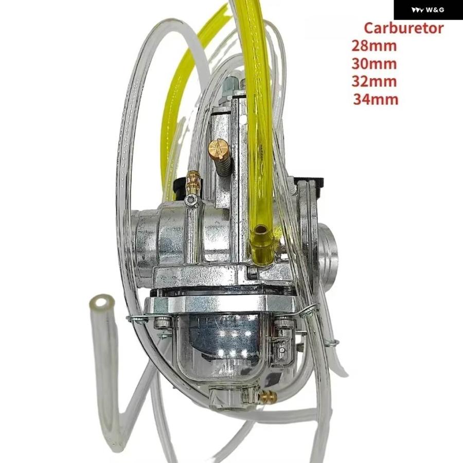 並行輸入品レクトロン キャブレター 28 30 32 34MM ヤマハ YZ85 2T クリアカバー ボウル オートバイ ミニ ビレトロン 85〜125CC キャブレター