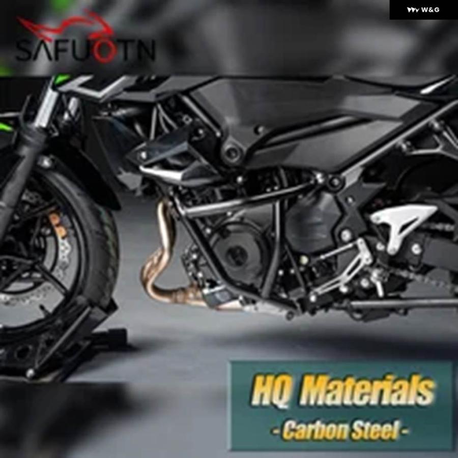 並行輸入品バイク バンパー フレーム エンジン ガード クラッシュ バー カワサキ Z500 SE ABS 2025 Z400 Z250 2018-2024