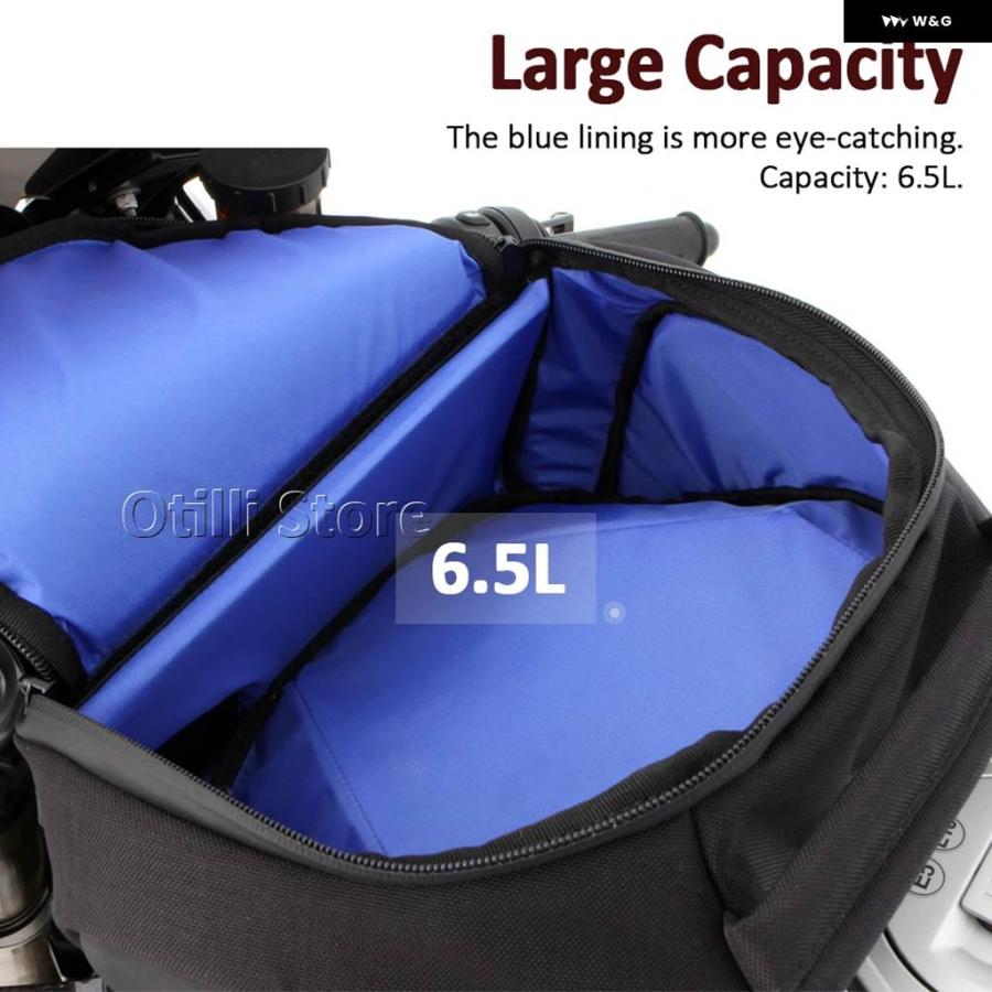 並行輸入品2019-2025 バイク アクセサリー キャリア 収納 バッグ ブラック スポーツ タンクバッグ 6.5L BMW R S1000RR S1000RR_6