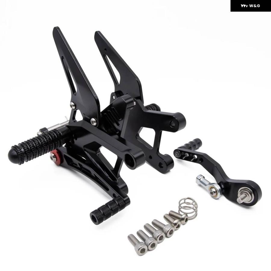 並行輸入品2025 トライアンフ TRIDENT660 TRIDENT 660 2021 - 24 CNC オートバイ リアセット フットペグ フットレスト リアセット フットペグ ペダルの画像
