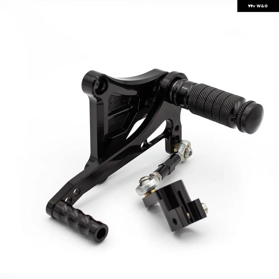 並行輸入品BENELLI TNT125 TNT135 BJ125 2016-2024 オートバイ リアセット フットレスト フットペグ CNCアルミペダル リアセットの画像