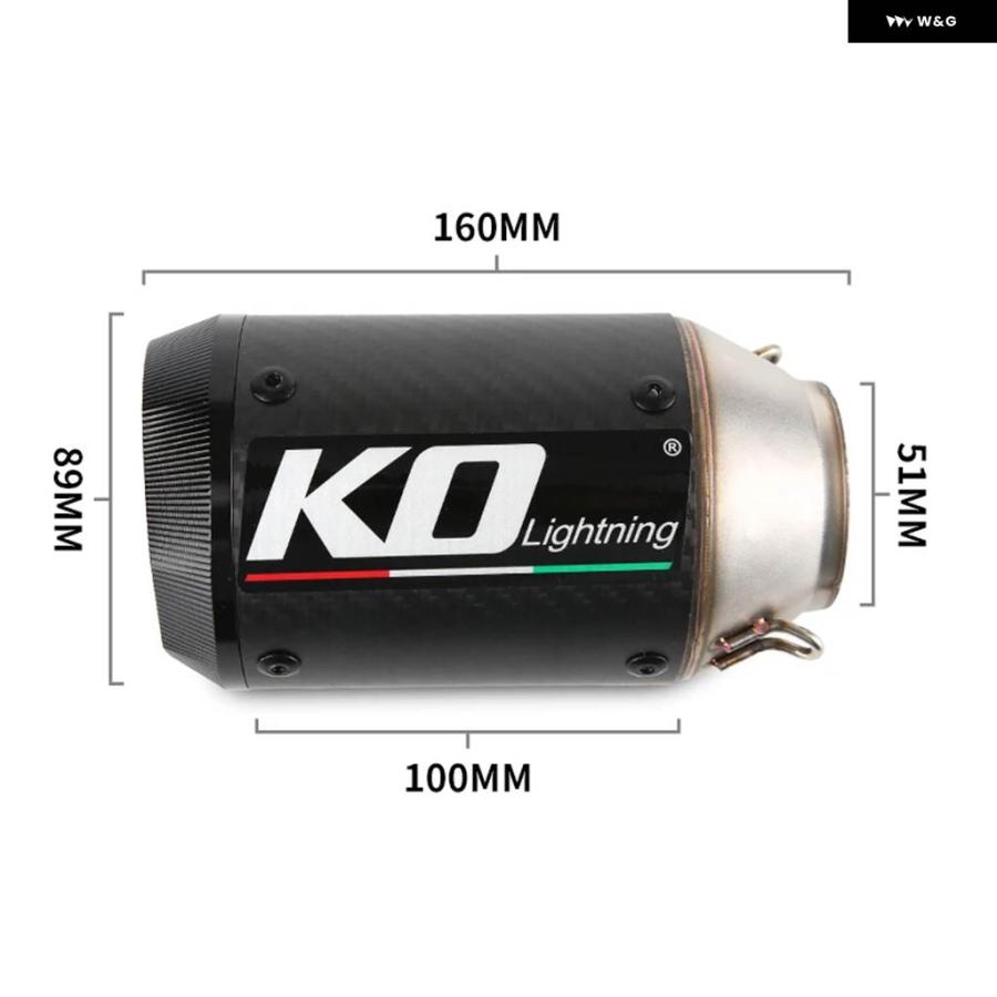 並行輸入品ホンダ CBR650R CBR650F CB650R CB650F 2014-2018 排気 システム オートバイ ヘッダー ミドル パイプ 51MM マフラー エスケープなし DBキラーの画像
