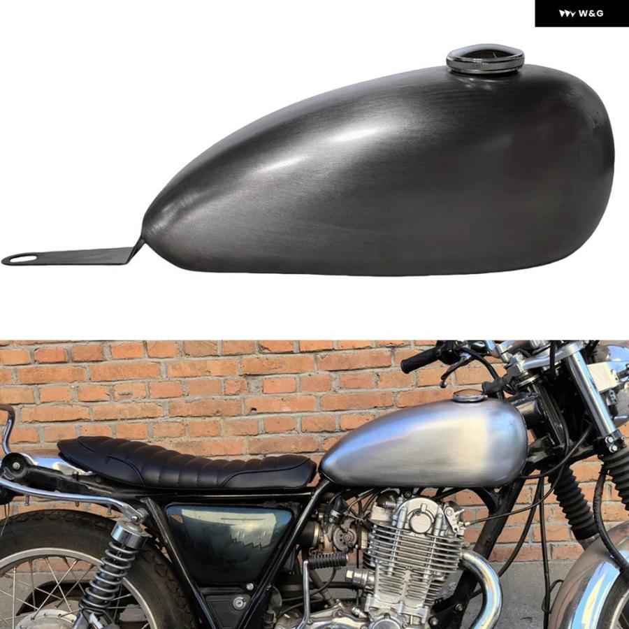並行輸入品9L オートバイ ガソリン オイルタンク 燃料 ボックス キャリア ヤマハ SR400 500の画像