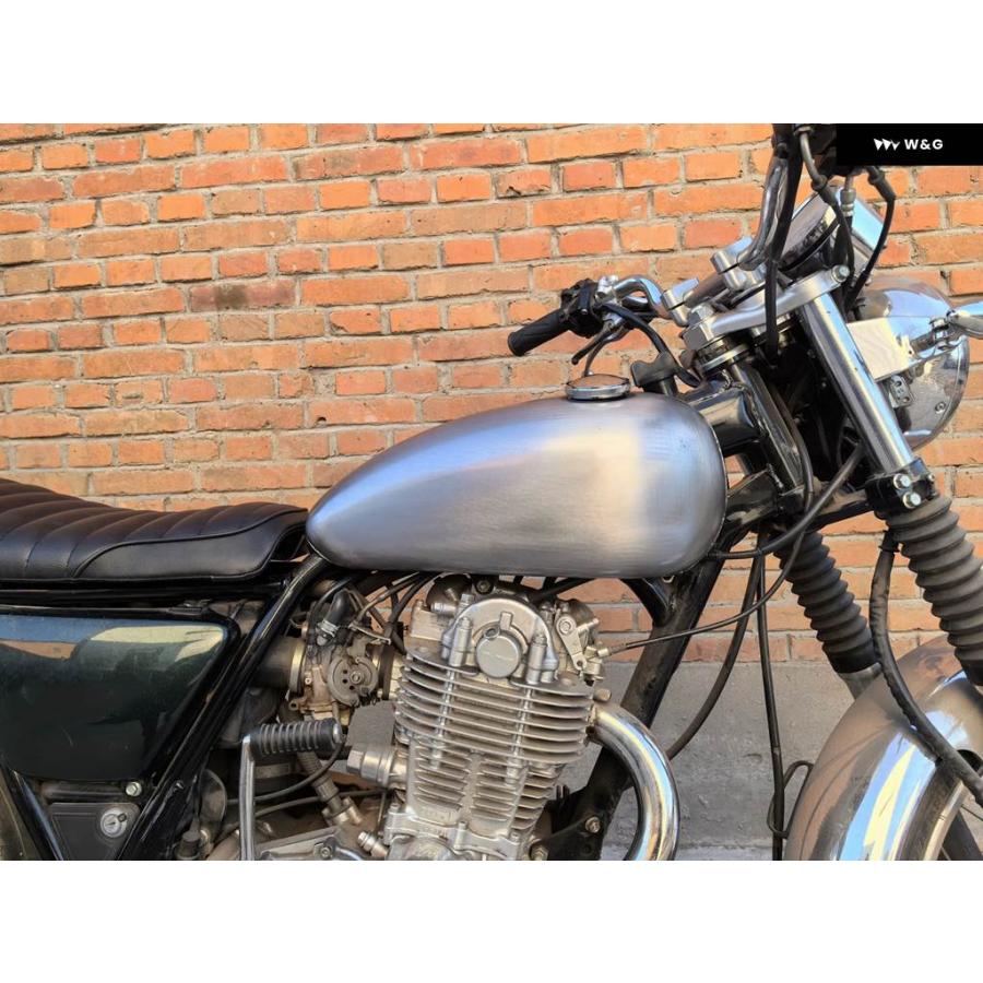 並行輸入品9L オートバイ ガソリン オイルタンク 燃料 ボックス キャリア ヤマハ SR400 500の画像
