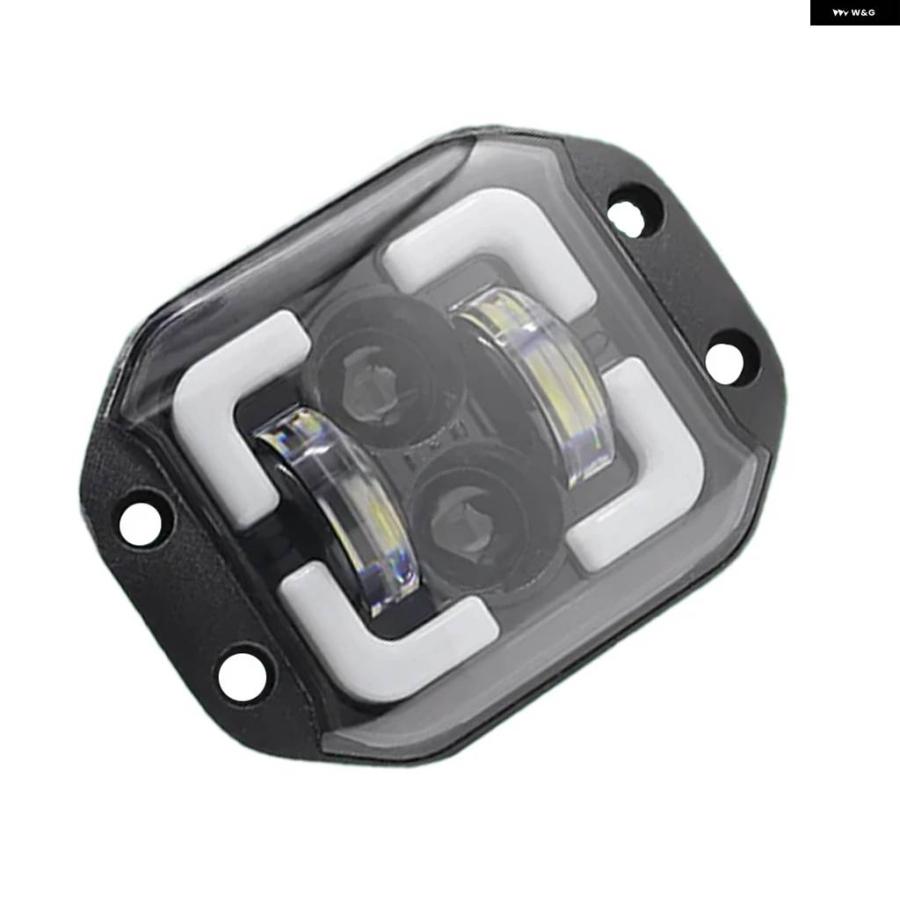 並行輸入品12V-24V 60W 4.5インチ 車用フラッシュ マウント LED 作業灯 ドライビングランプ IP67 防水 フォグランプ オートバイ バイク ATV オフロード_3