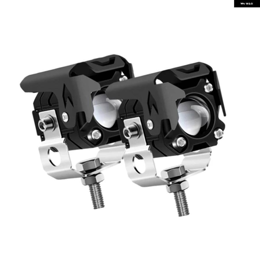 並行輸入品2個 80W 9-30V 白色光+黄色作業灯スポットライト オートバイ バイク SUV ATV 車 トラック ピックアップに_3