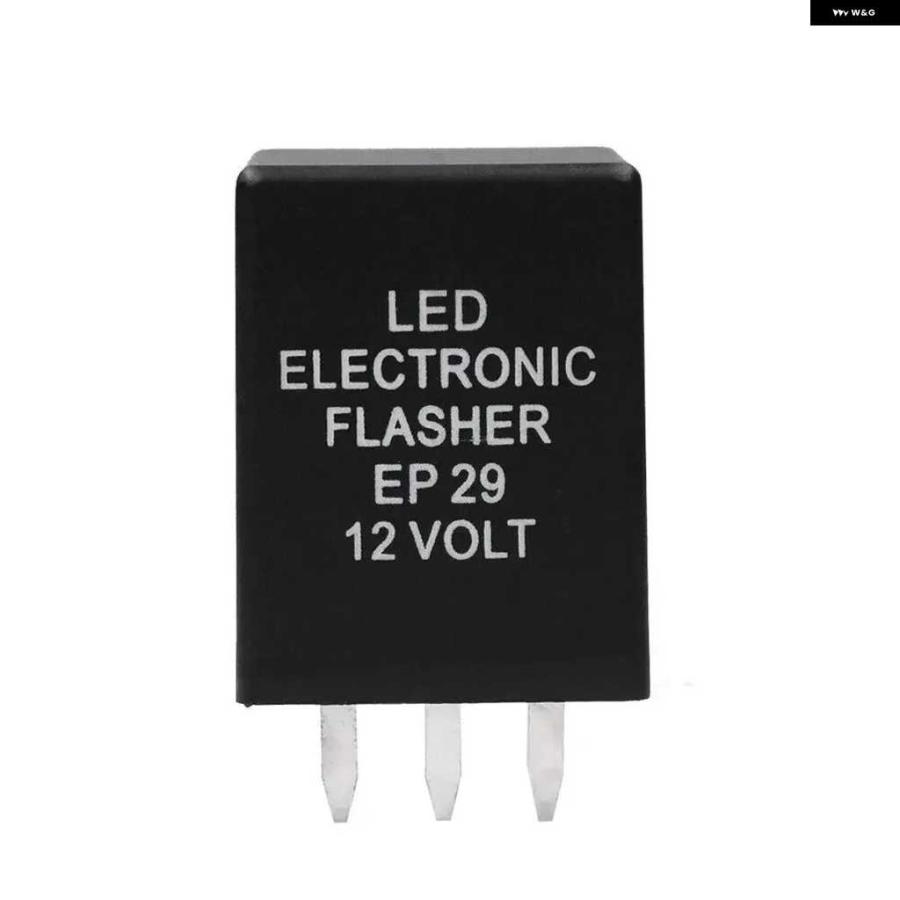 並行輸入品 2個 4ピン EP29 LEDフラッシャーデコーダー 4ピン電子リレー 車用LED SMD ウィンカーライト エラー点滅ウインカー 12V 10A ABS | ブランド登録なし | 03