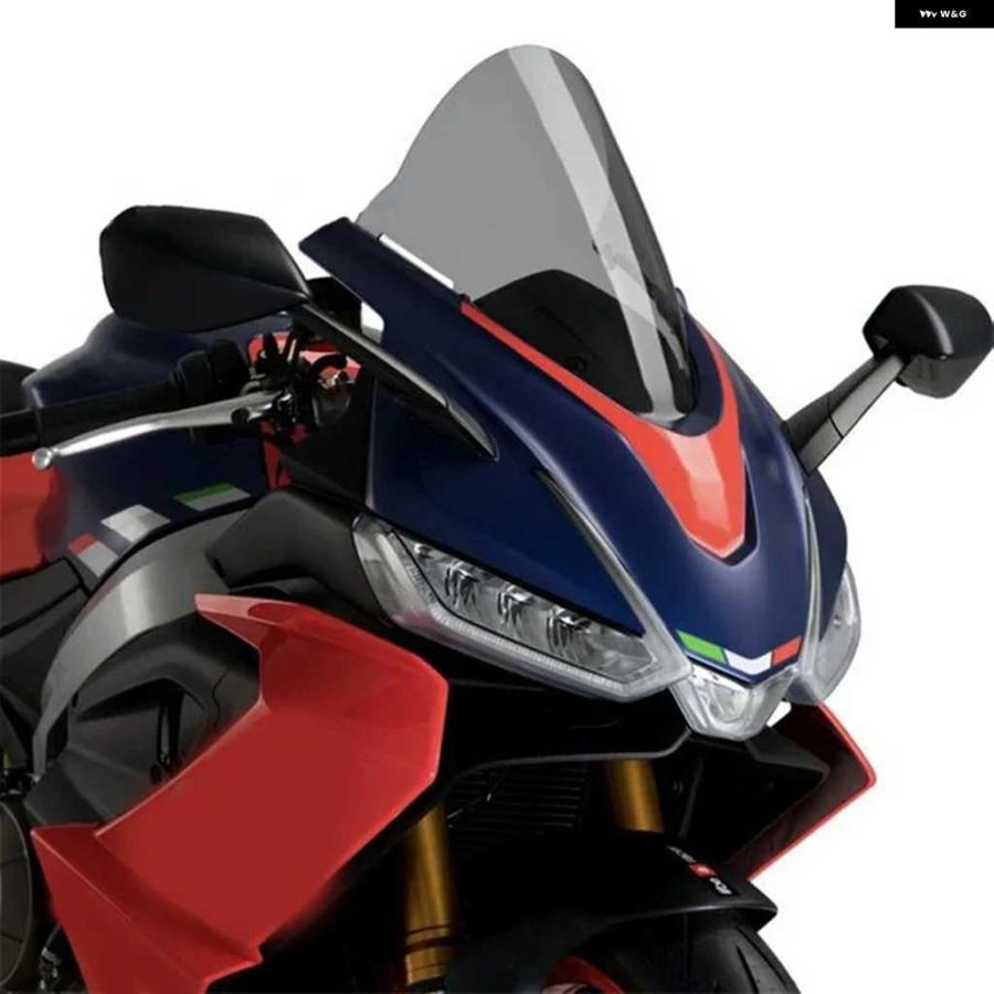 並行輸入品ウインドシールド 高さ調整 ウインドスクリーン ウィンドデフレクター フェアリング カバー アプリリア RS660 2021-2024 オートバイ バイク_2