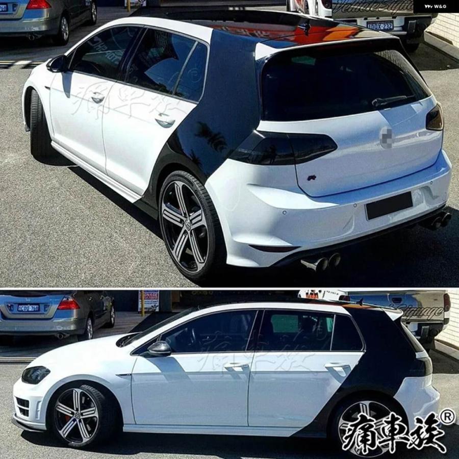 並行輸入品 車用 ステッカー フォルクスワーゲン ゴルフ 7 8 Cピラー