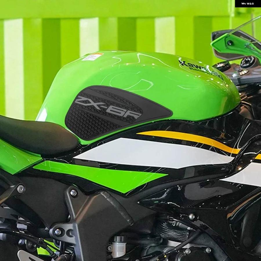 並行輸入品バイクサイドタンク パッド ニー グリップ カワサキ ZX-6R ZX6R 2009-2016_5