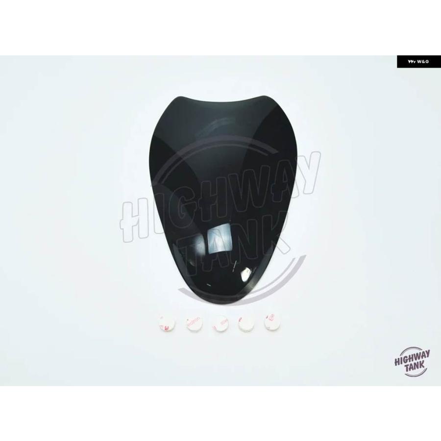 並行輸入品スモーク ヘッドライト プロテクター レンズ カバー シールドケース スズキ GSXR1300 1999-2007ブルーリアブラック_5