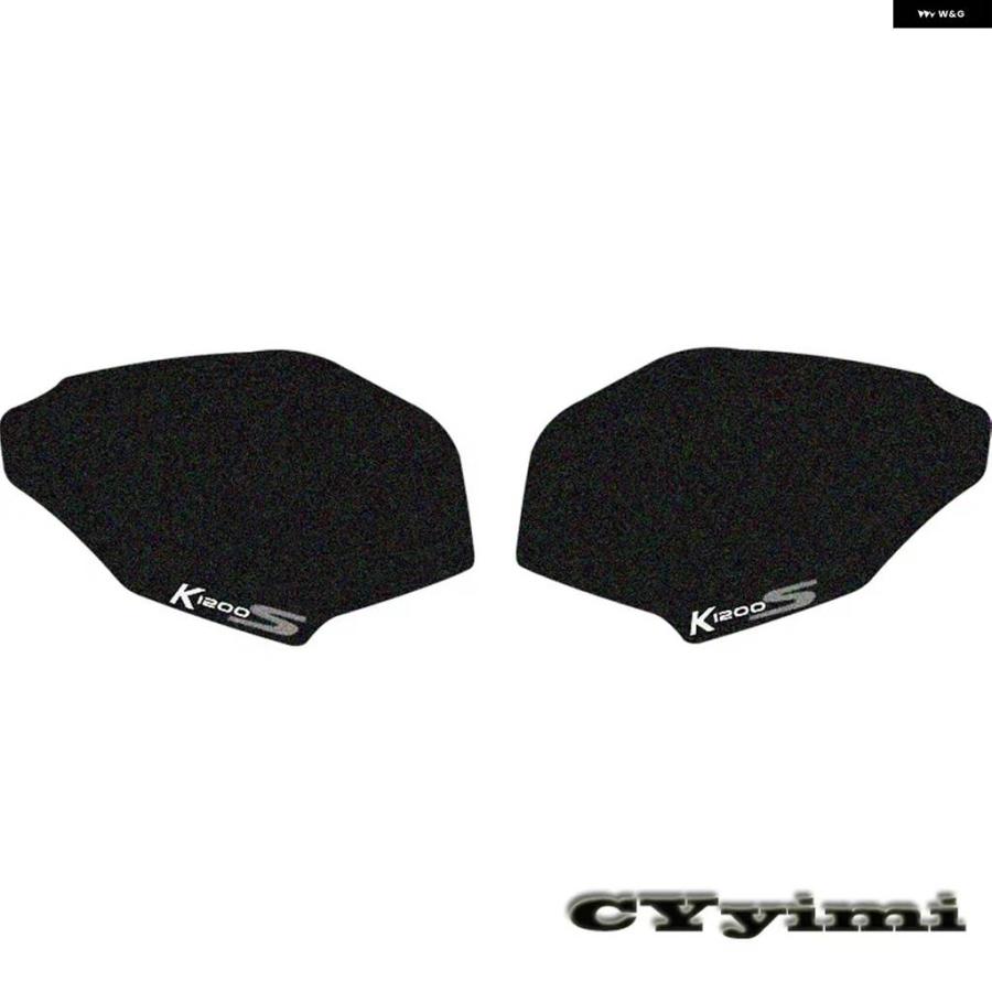 並行輸入品K1200S 2003-2009 K1300S 2009-2016 オートバイ タンクサイドニー グリップ プロテクター パッド 滑り止めタンク デカール ステッカー_7