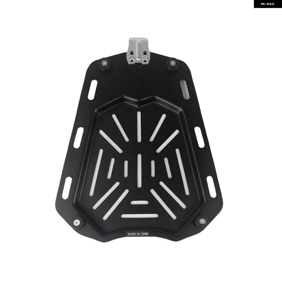 並行輸入品45L/55L/65L/80L/100L オートバイ トップリアラゲッジ ボックス ブラケット プレート トランク ブーツ クイックリリースベースプレート シェの画像
