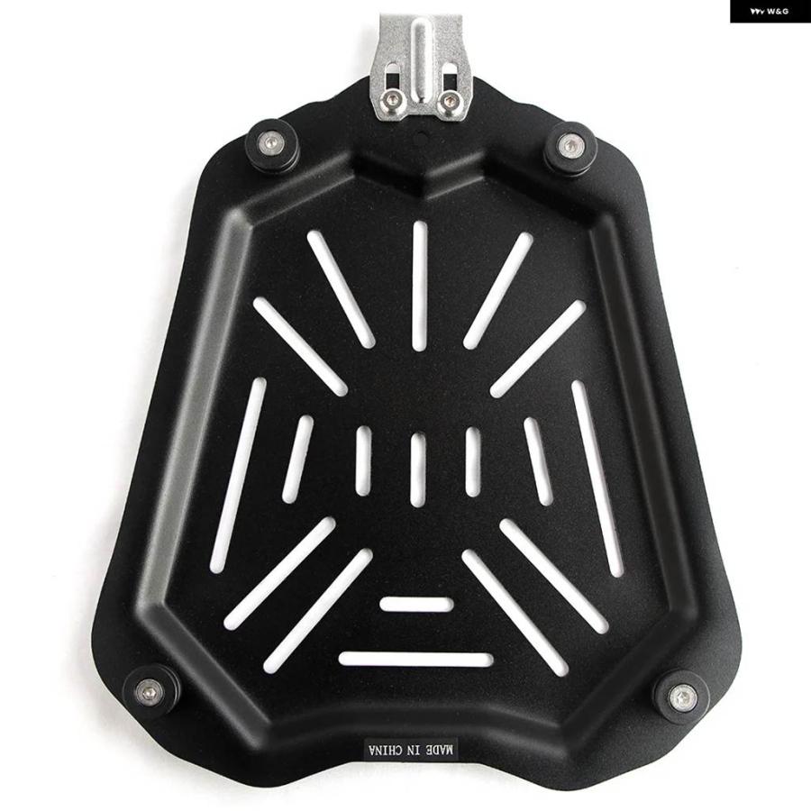 並行輸入品45L/55L/65L/80L/100L オートバイ トップリアラゲッジ ボックス ブラケット プレート トランク ブーツ クイックリリースベースプレート シェの画像