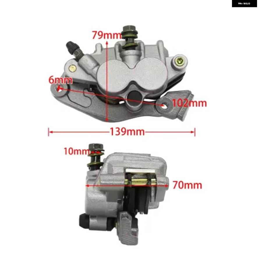 並行輸入品フロントブレーキ キャリパー パッド 付き ホンダ CR125R CR250R CRF250R CRF450R CRF150F CRF230F CRF250X CRF450X XR250R XR400R XR650L_2