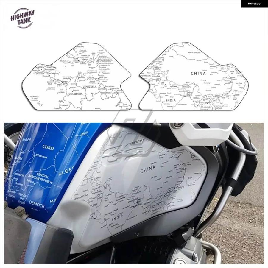 並行輸入品クリア バイク フルグラフィックキット クリア ステッカー BMW R1200GS R1250GS LC アドベンチャー 2014-2022_8